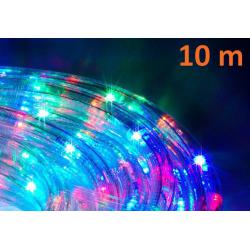 LED světelný kabel 240 diod, 10 m, barevný