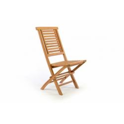 Skládací zahradní židle DIVERO Hantown, týkové dřevo