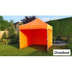 TRADGARD Zahradní párty stan PROFI STEEL 3 x 3 m, oranžový