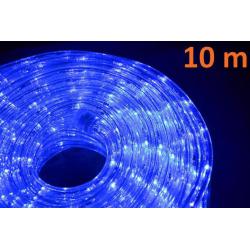 LED světelný kabel 240 diod, 10 m, modrý